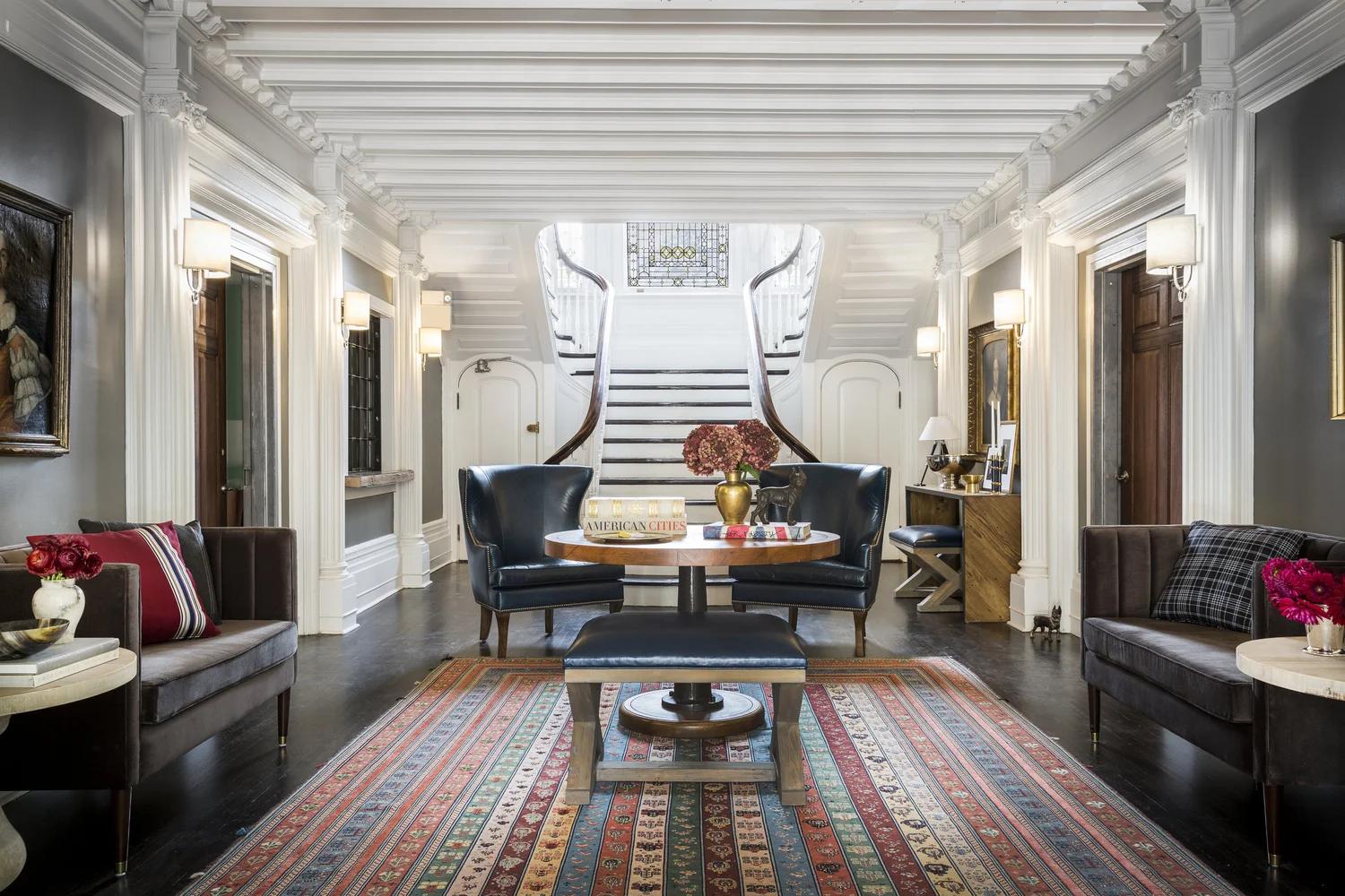 The George boutique hotel lobby